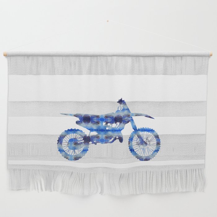 Sport motorcycle watercolor Wall Hanging