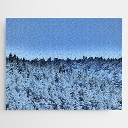 Spring Snow in the Scottish Highlands in I Art  Jigsaw Puzzle