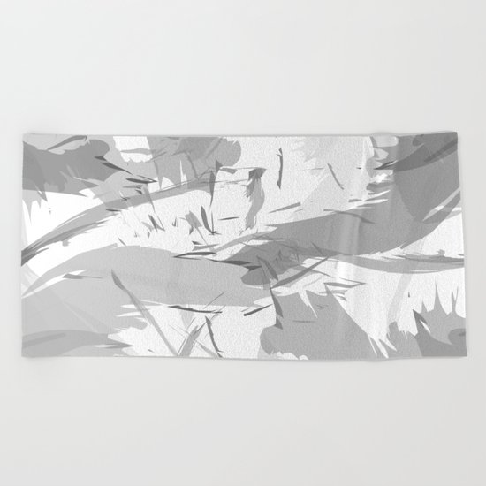 Abstract composition. Creative chaos Beach Towel