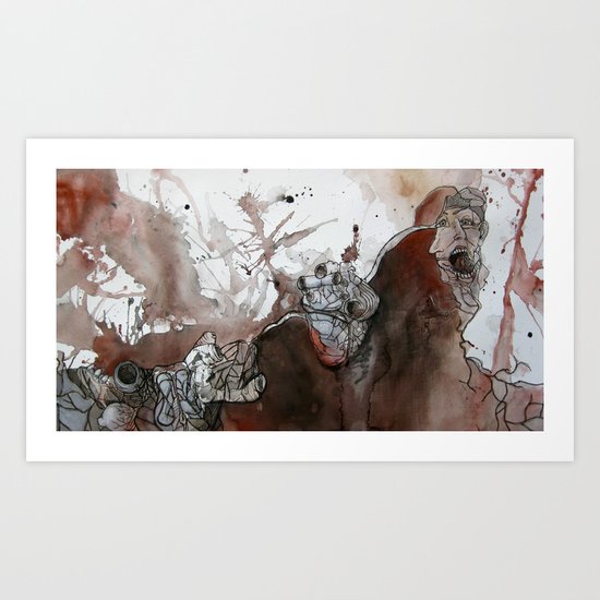 It Was a Bad Day Art Print
