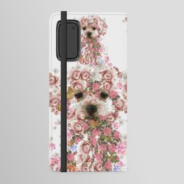 Vintage doggy Bichon frise.DISCOVER Android Wallet Case