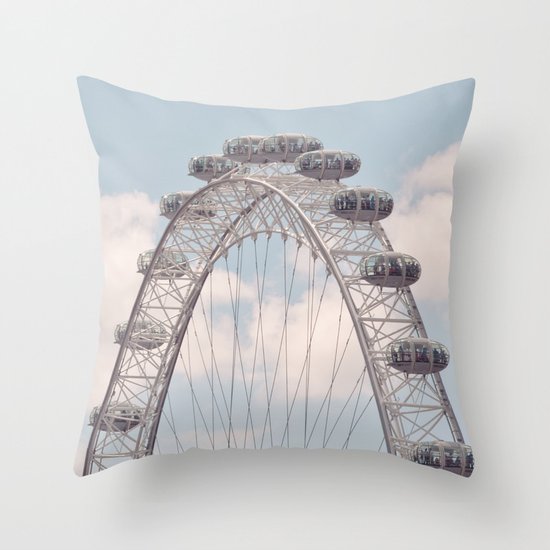 wheely small plane... Throw Pillow