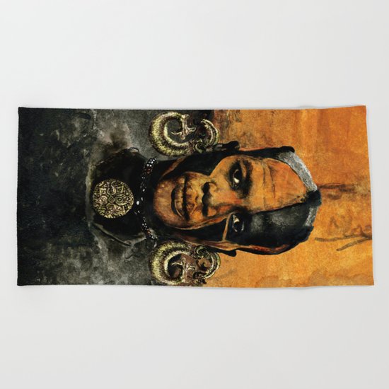 Man AFRICAN Beach Towel