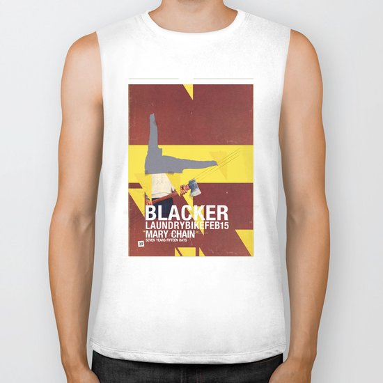 Mary Chain & Blacker band poster Biker Tank