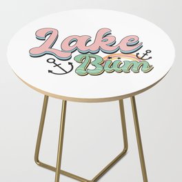 Lake Bum Retro Summer Side Table