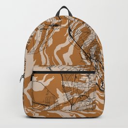 USA, Buffalo Authentic Map Backpack