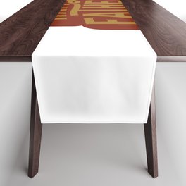 Happy Father's Day Maroon Table Runner