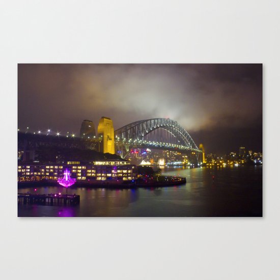 Vivid Bridge Canvas Print
