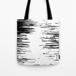 Splash Black and White Tote Bag