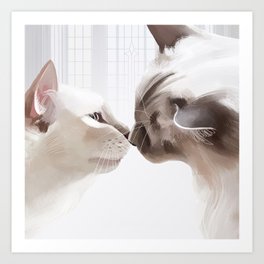 the Kiss Art Print