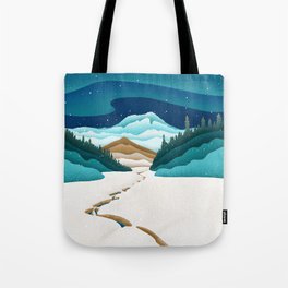 Mt. Hood from the base of Heather Canyon Tote Bag