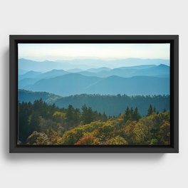 Blue Ridge Mountains | North Carolina | Travel Photography | Landscape Photography | Framed Canvas