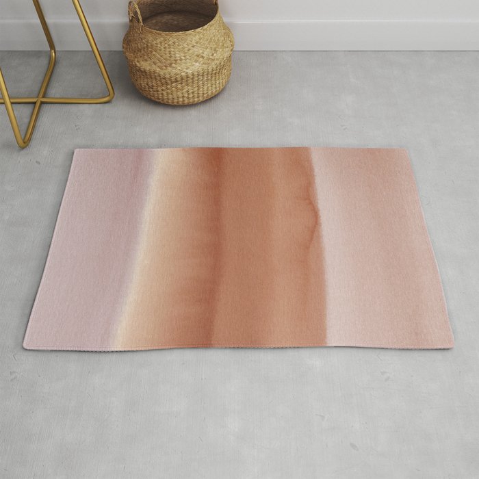 Subtle Layers Pink and Caramel Rug