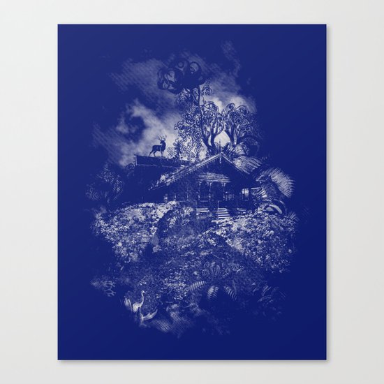 little house on the mount Canvas Print