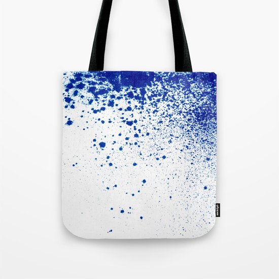 COBALT SPLATTER # 2 Tote Bag