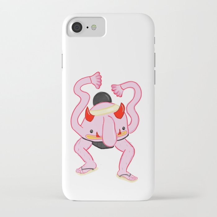 Cute and Creepy Yokai Blob iPhone Case