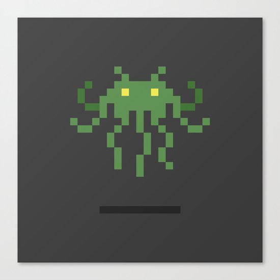 Cthulhu Invader Canvas Print