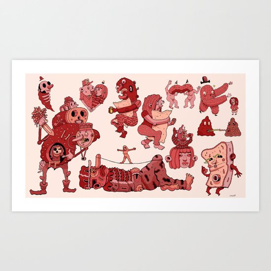 Valentine Art Print