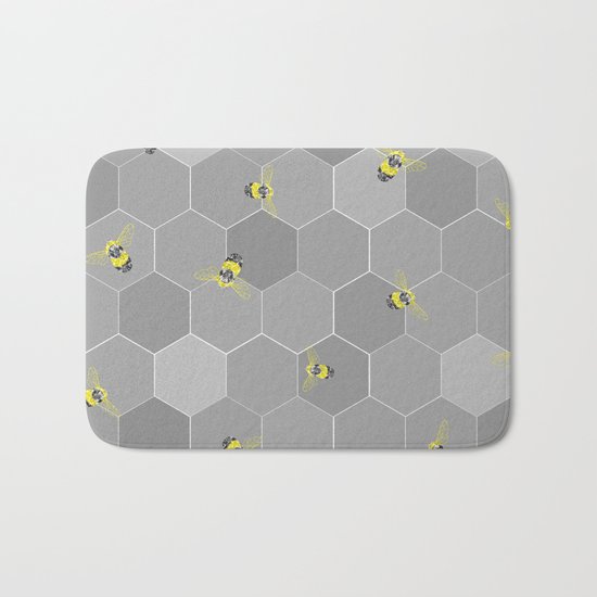 Busy Bees Bath Mat