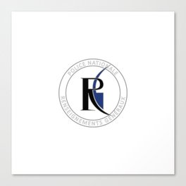 Seal of Renseignements généraux or RG Canvas Print