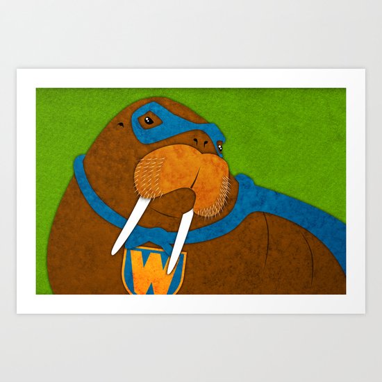 Walrus Art Print