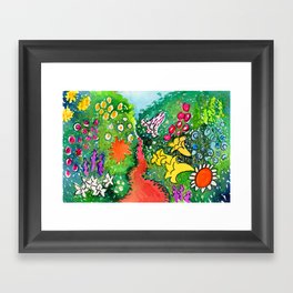 The Pistils - Magical Garden Path Framed Art Print