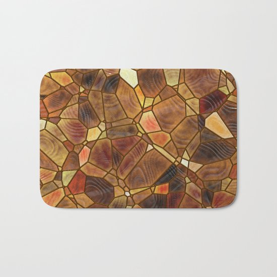Stained Glass - Copper Bath Mat
