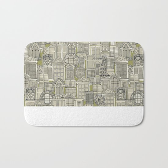 windows green Bath Mat