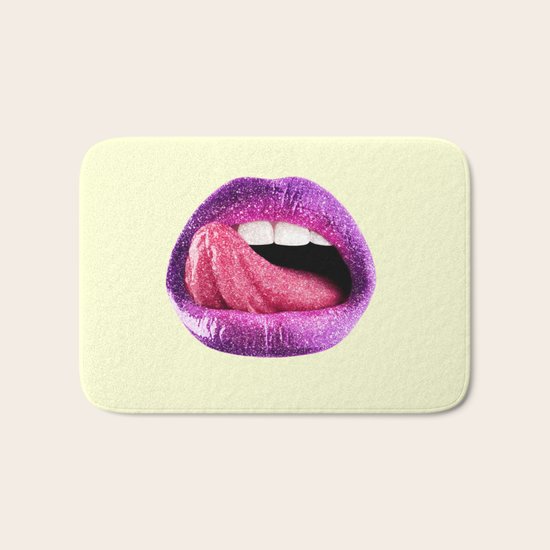 GLITTER KISS Bath Mat