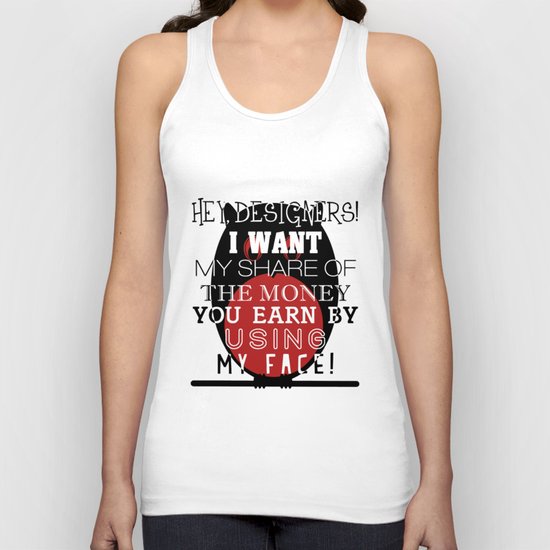 talking owl Unisex Tank Top