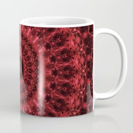 Red ornamented mandala Coffee Mug