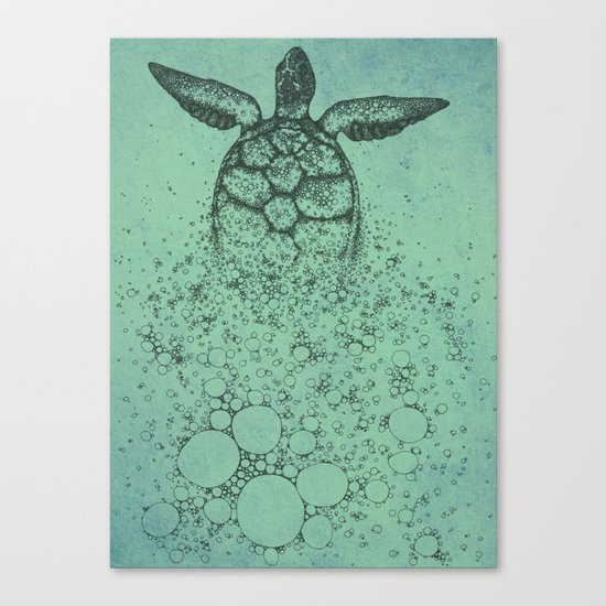 Into_The_Sea Canvas Print