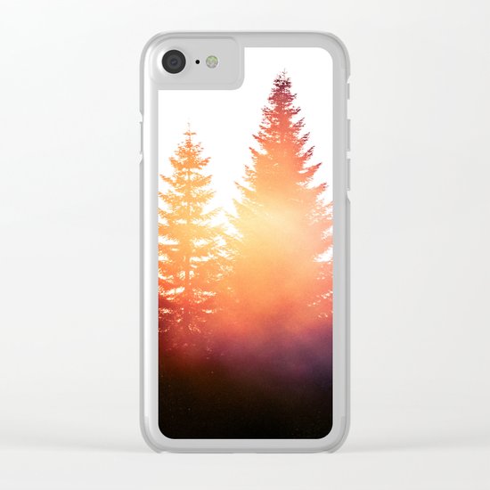 Morning Glory Clear iPhone Case