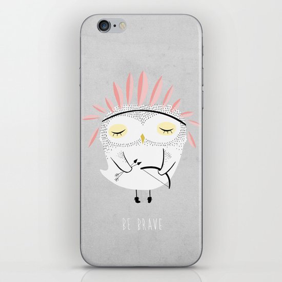 BE BRAVE iPhone & iPod Skin