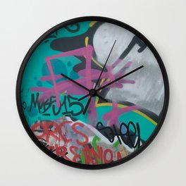 Graffiti Wall Clock