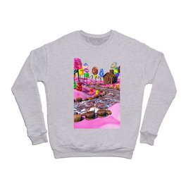 Pink Candyland Crewneck Sweatshirt