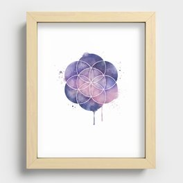 Seed of Life Recessed Framed Print