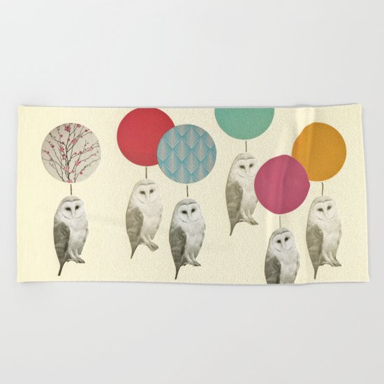 Balloon Landing Beach Towel