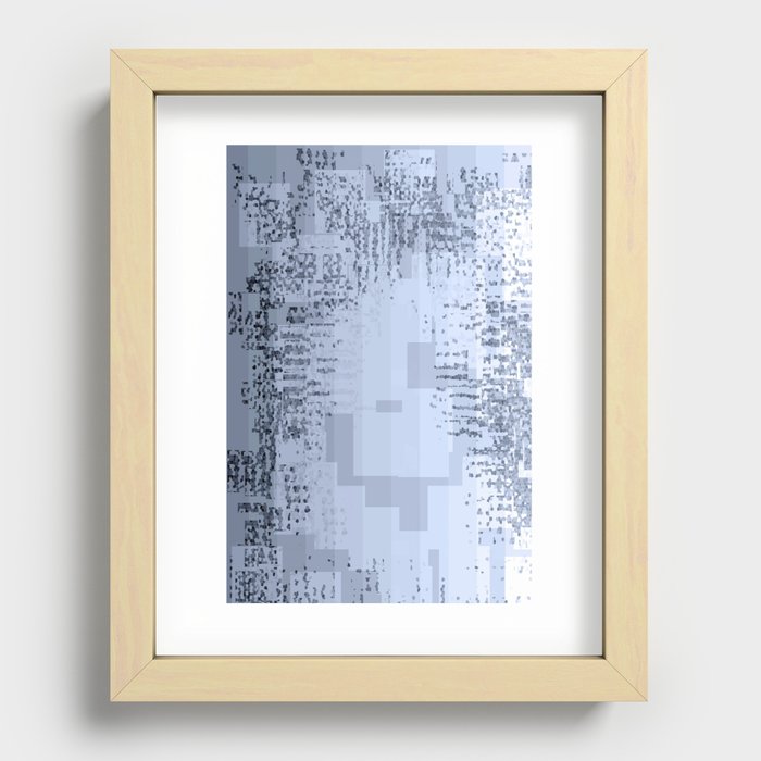 Matrix Rebellion - Ice Recessed Framed Print