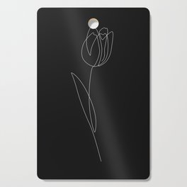 Black Tulip Cutting Board