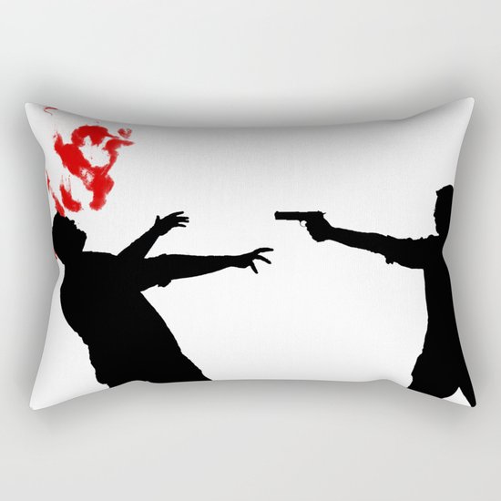 One Shot Rectangular Pillow