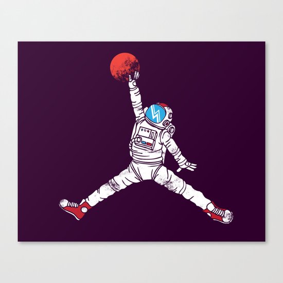 space dunk (purple ver.) Canvas Print