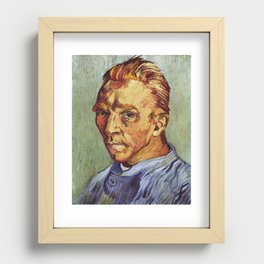 Portrait de lArtiste sans Barbe by Vincent van Gogh Recessed Framed Print
