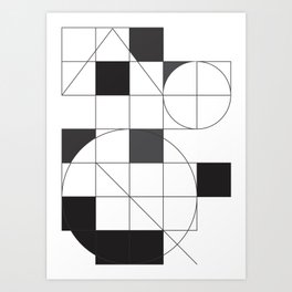 Geometry Art Print