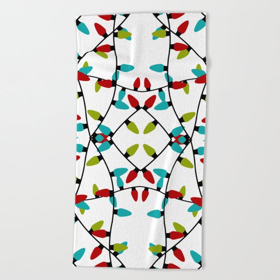 Christmas Beach Towel