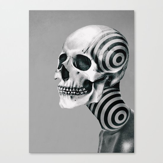 SKULL (Portrait) Canvas Print