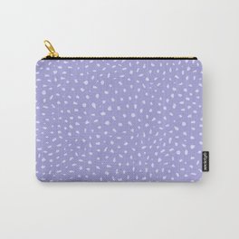 Lilac Polka Dots Carry-All Pouch