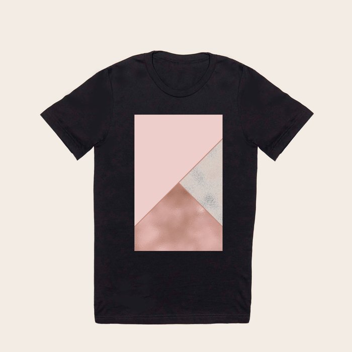 Metallic rose gold best sale shirts