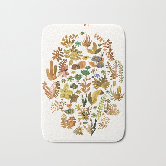 brown nature Bath Mat