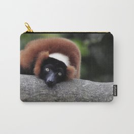 Red Ruffed Lemur Carry-All Pouch | Redruffedlemur, Animal, Redruffed, Photo, Madagascar, Lemur 